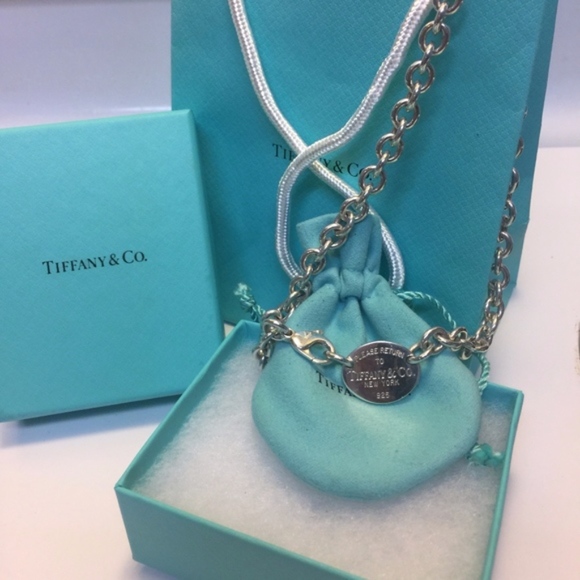 Tiffany & Co. Jewelry - SOLD TIFFANY & CO Oval Tag Necklace✨
